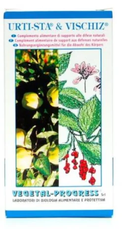 Vegetal Progress Urtista&Vischiz Per Le Naturali Difese Dell'organismo 80 Tavolette