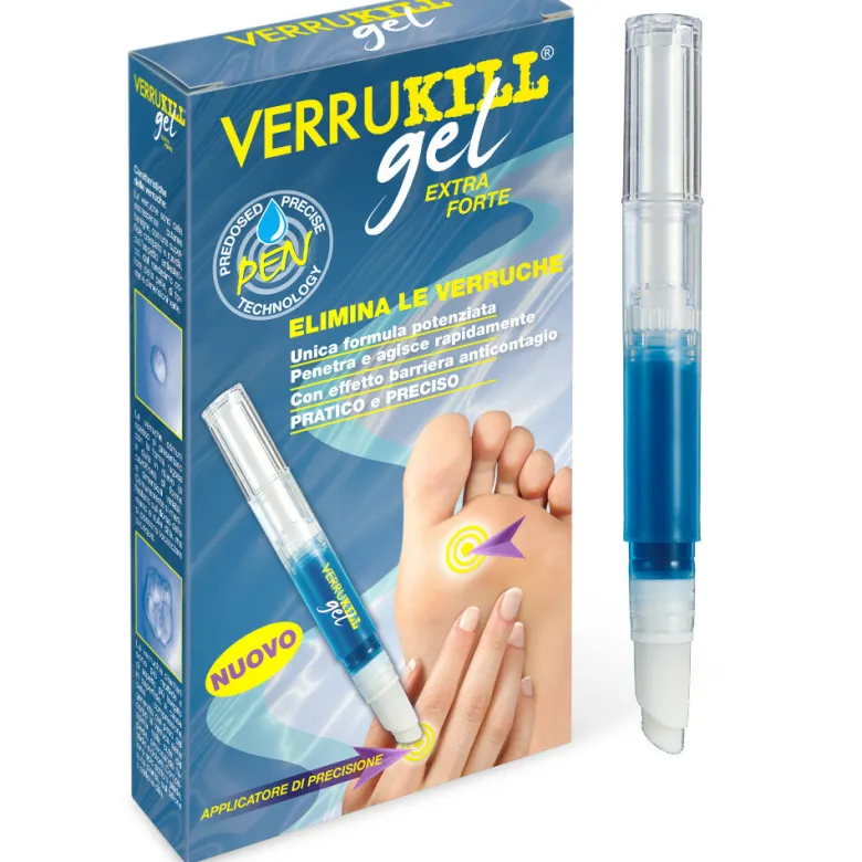 Verrukil Gel Extra Forte elimina le verruche 2ml