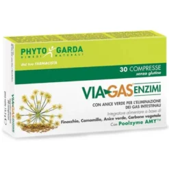Via Gas Enzimi con l'anice verde per eliminazione dei gas intestinali 30 compresse