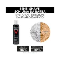Vichy Cofanetto Regalo Natale Uomo Hydra Mag C Gel Doccia 200ml + Sensi Shave Schiuma da Barba 20ml