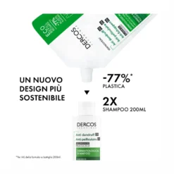 Vichy Dercos DT Shampoo Antiforfora DS Capelli Secchi 200ml