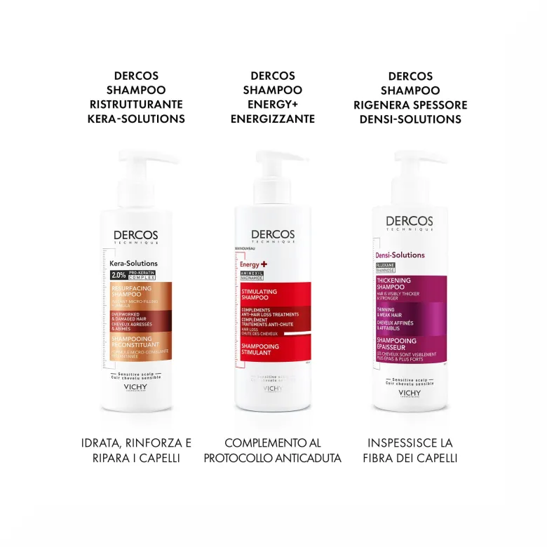Vichy Dercos DT Shampoo Energy+ 200 ml
