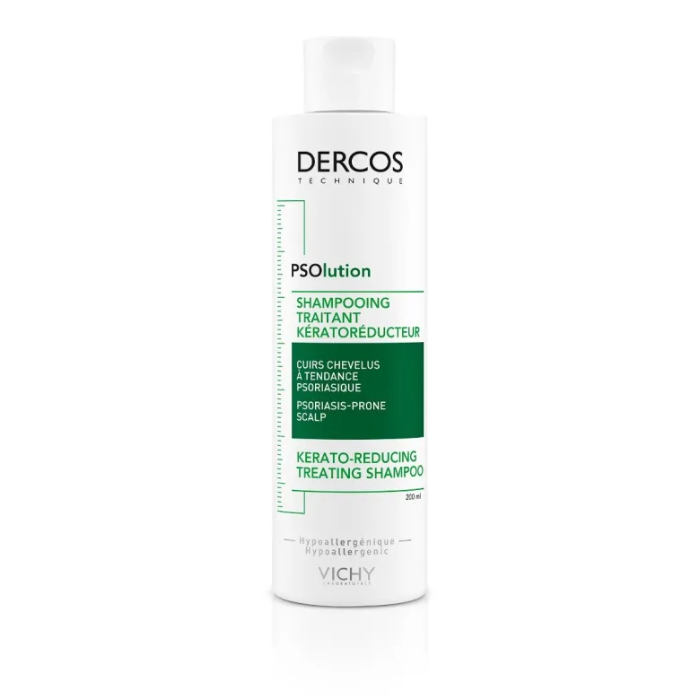 Vichy Dercos Shampoo Psolution Trattamento Cheratoriduttore 200ml