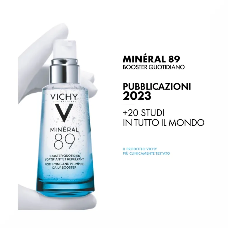 Vichy Mineral 89 Booster quotidiano fortificante e rimpolpante con acido ialuronico 50 ml