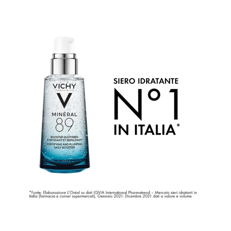 Vichy Mineral 89 Booster quotidiano fortificante e rimpolpante con acido ialuronico 75 ml