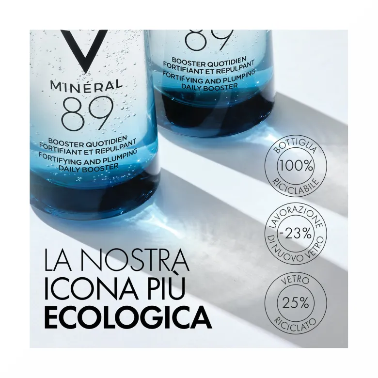Vichy Mineral 89 Booster quotidiano fortificante e rimpolpante con acido ialuronico 75 ml