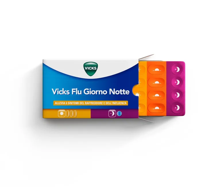 Vicks Flu Giorno Notte 16 compresse rivestite
