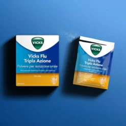 Vicks Flu Tripla Azione raffreddore e influenza 10 bustine