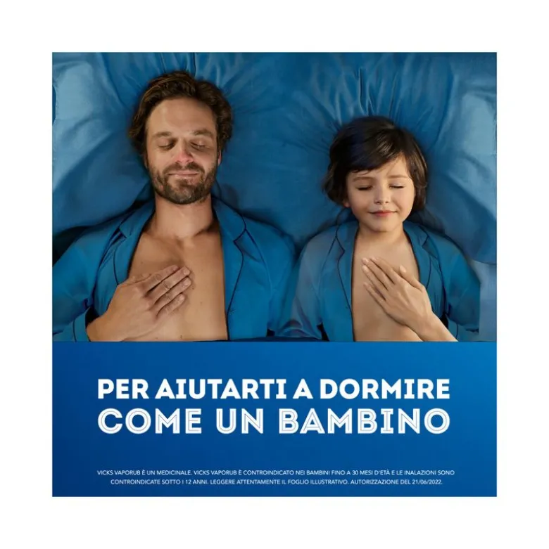 Vicks VapoRub Rimedio Per Raffreddore/Mal Di Gola/Tosse/Naso Chiuso Vasetto 100g