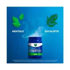 Vicks VapoRub Rimedio Per Raffreddore/Mal Di Gola/Tosse/Naso Chiuso Vasetto 100g
