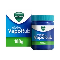Vicks VapoRub Rimedio Per Raffreddore/Mal Di Gola/Tosse/Naso Chiuso Vasetto 100g