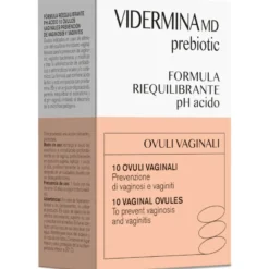Vidermina Prebiotic Ovuli 10 Pezzi - Benessere Intimo Naturale