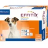 Virbac Effitix 67mg/600 mg Soluzione Spot-on per cani 4-10kg 4 pipette