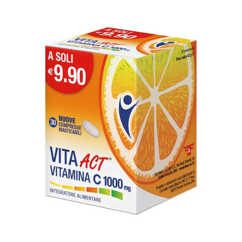 Vita Act Vitamina C 1000mg 30 compresse masticabili
