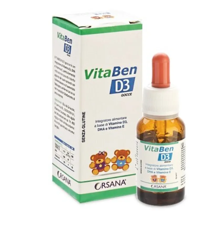 Vitaben D3 15ml - Integratore Vitamina D3 Alta Qualità