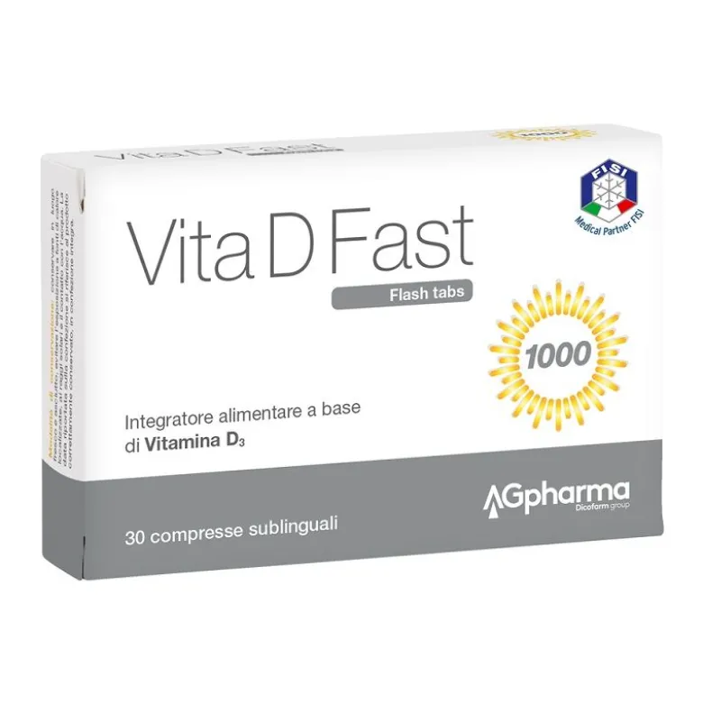 Vita D Fast per il benessere intestinale e sistema immunitario 30 compresse