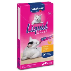 Vitakraft Liquid Snack Con Taurina Per Gatti Adulti Bustine 6x15g