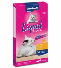 Vitakraft Liquid Snack Con Taurina Per Gatti Adulti Bustine 6x15g
