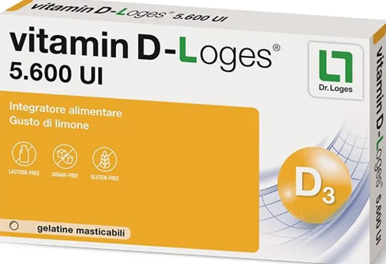 Vitamin D-Loges 30 gelatine masticabili