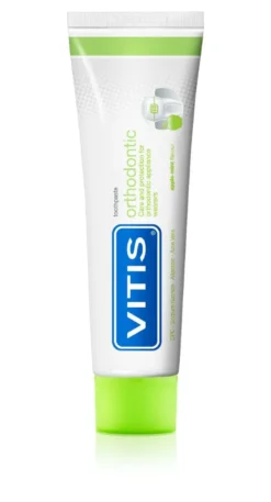 Vitis Orthodontic Dentifricio protezione per i portatori di apparecchi ortodontici 100ml aroma menta