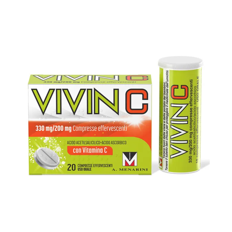 Vivin C 20 compresse effervescenti 330 mg + 200 mg