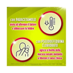 Vivinduo Febbre e Congestione Nasale 500mg + 60mg 10 Bustine