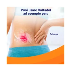 Voltadol Antinfiammatorio 140mg Diclofenac Dolori Muscolari Mal di Schiena 5 Cerotti Medicati