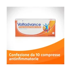 Voltadvance Antinfiammatorio 25mg Diclofenac Per Cervicale Mal Di Schiena Dolori Articolari 10 Cpr