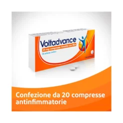 Voltadvance Antinfiammatorio 25mg Diclofenac Dolore Cervicale Mal Di Schiena Mal Di Testa 20Cpr