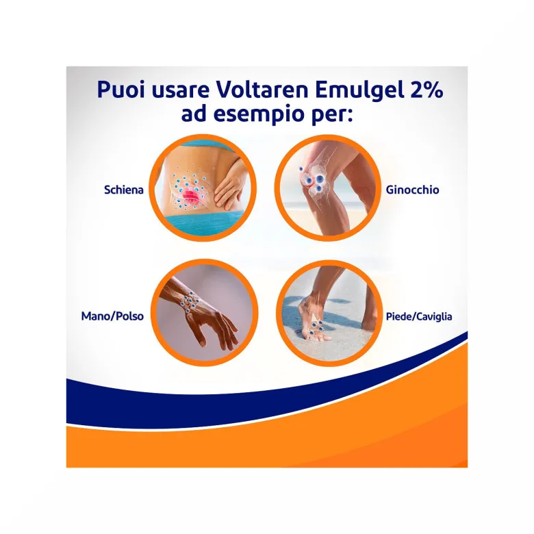 Voltaren Emulgel 2% Antinfiammatorio Diclofenac Dolori Articolari 180g
