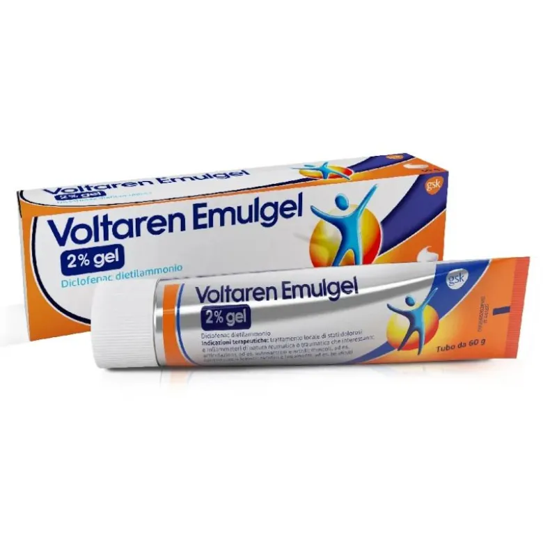 Voltaren Emulgel 2% Antinfiammatorio Diclofenac Dolori Articolari Mal Di Schiena Gel 60g