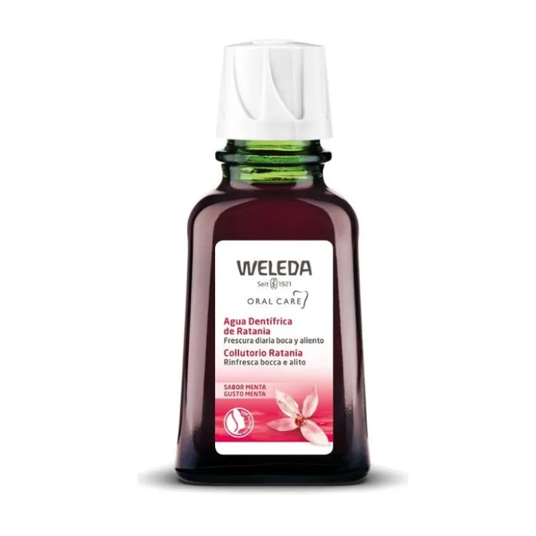 Weleda Collutorio Ratania rinfresca bocca e alito gusto menta 50ml