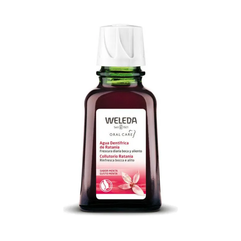 Weleda Collutorio Ratania rinfresca bocca e alito gusto menta 50ml