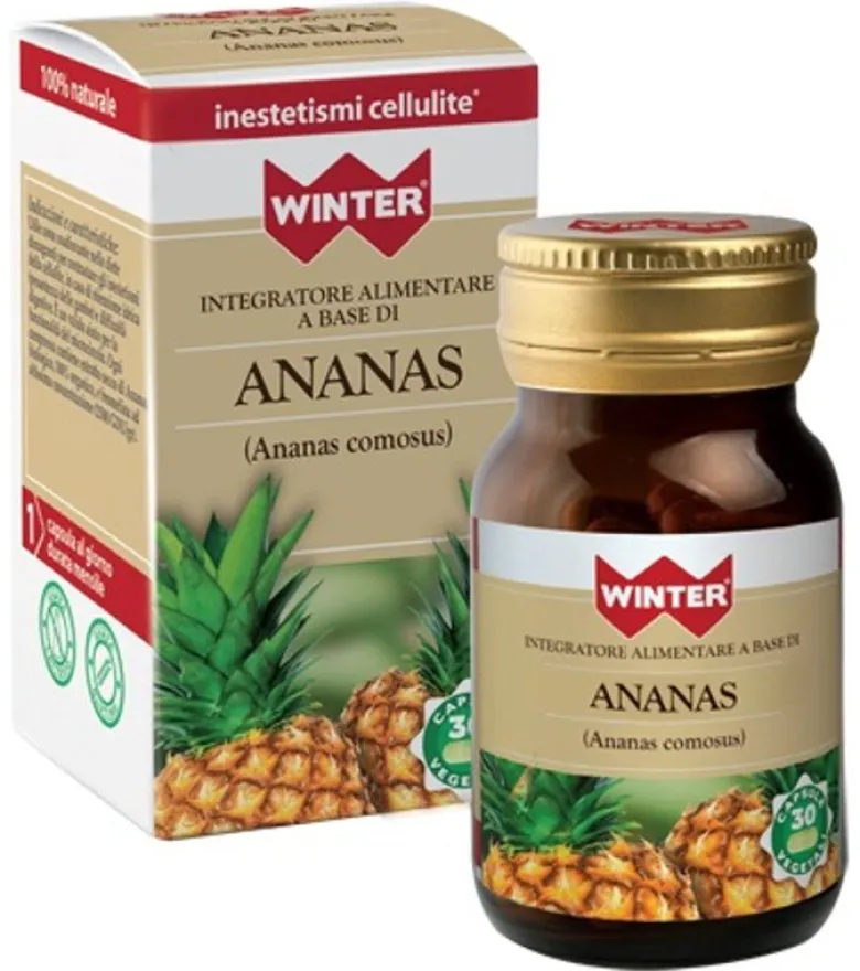 Winter Natura Integratore Ananas 30 capsule