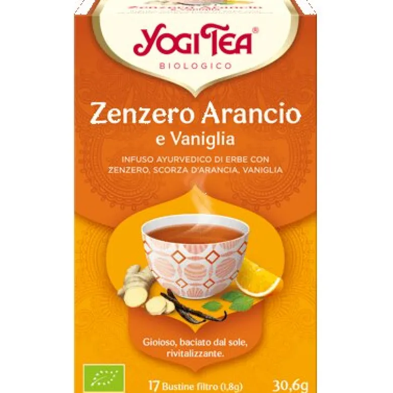 Yogi Tea Zenzero Arancia Vaniglia Infuso 17 Bustine