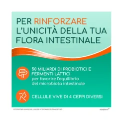 Yovis Caps miliardi di fermenti per favorire l’equilibrio della flora batterica intestinale alterata