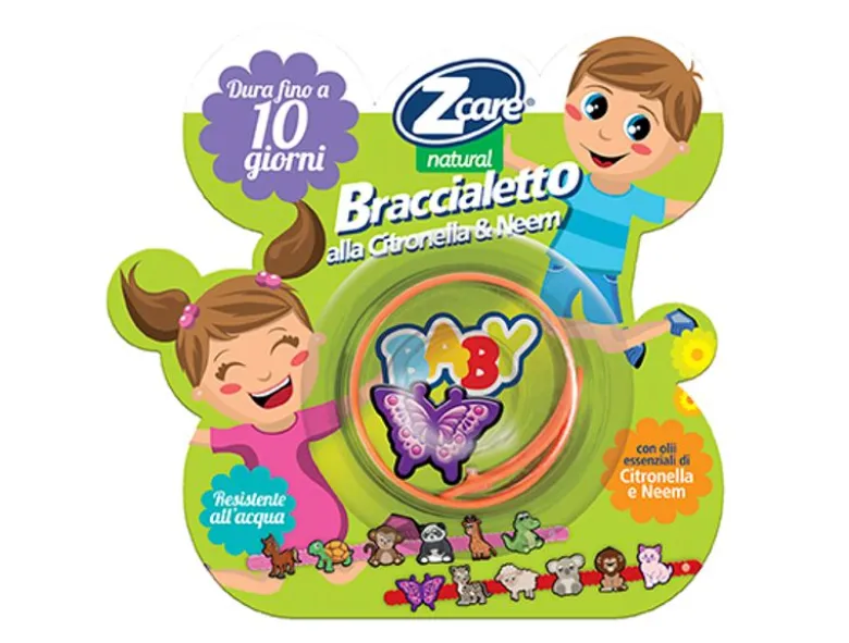 Zcare Natural Baby Braccialetto allontana zanzare