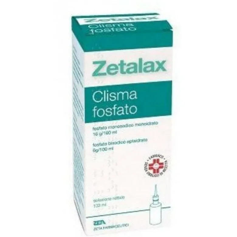 Zetalax Clisma Fosfato stitichezza occasionale 133 ml