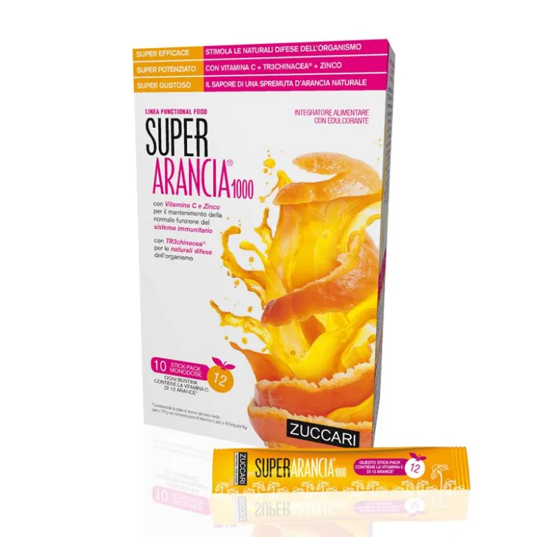Zuccari Super Arancia 1000 difese immunitarie 10 stick pack