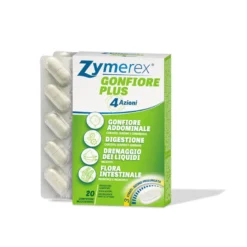 Zymerex Gonfiore Plus 4 Azioni integratore per contrastare gonfiori addominali 20 compresse