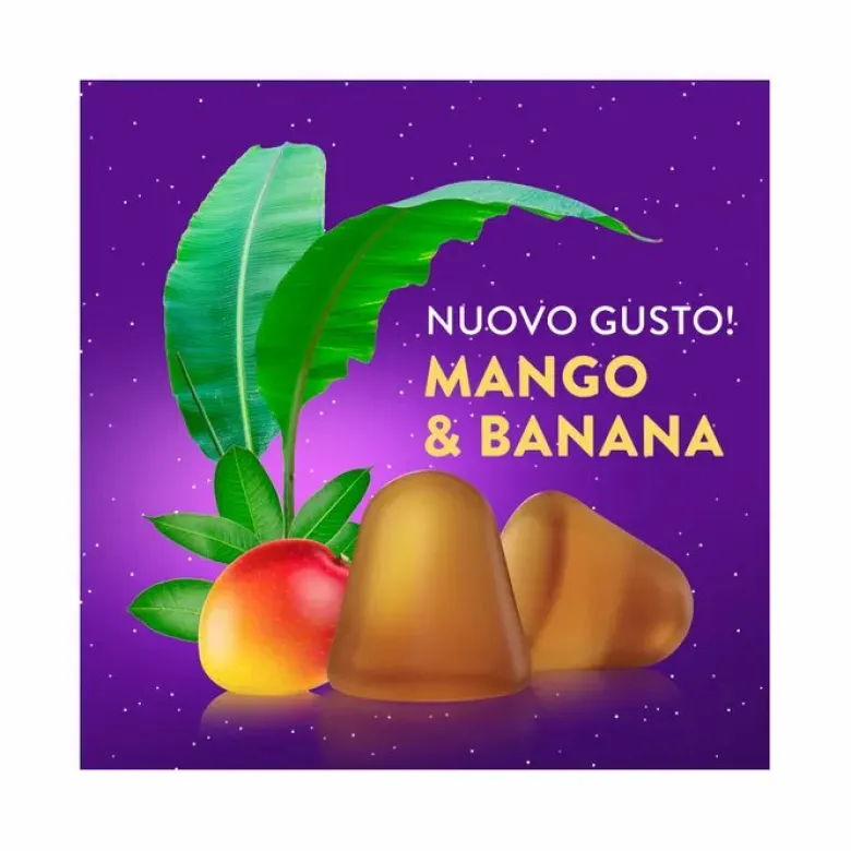 ZzzQuil NATURA Per Dormire 30 Gommose Mango Banana con Melatonina Camomilla Valeriana Lavanda