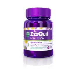 ZzzQuil NATURA Per Dormire 30 Pastiglie Gommose a Base di Melatonina con Camomilla Valeriana Lavanda